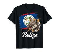 Drapeau du Belize Tapir National Animal T-Shirt
