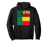 Drapeau du Bénin Couleurs Pride Célébration Nationale Sweat à Capuche