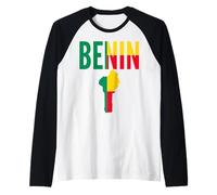 Drapeau du Bénin Fierté Africaine Manche Raglan