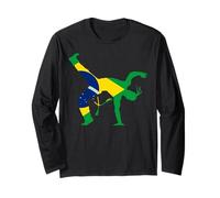 Drapeau du Brésil Capoeira Bencao Manche Longue