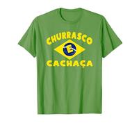 Drapeau du Brésil Churrasco e Cachaca Party T-Shirt