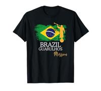 Drapeau du Brésil Guarulhos Mission Angel Moroni T-Shirt