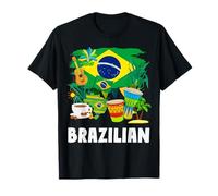 Drapeau du Brésil - Idée de tenue pour enfants - Drapeau du Brésil et du Brésil T-Shirt