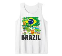 Drapeau du Brésil - Idée de tenue pour femme - Drapeau du Brésil et du Brésil Débardeur