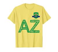 Drapeau du Brésil - Lettre A et Z - Brésil Yw T-Shirt