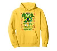 Drapeau du Brésil pour Enfants - Drapeau du Brésil et du Brésil Sweat à Capuche