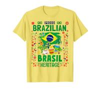 Drapeau du Brésil pour enfants - Drapeau du Brésil et du Brésil T-Shirt