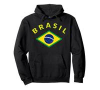 Drapeau du Brésil Rio de Janeiro Sao Paulo Brazil Amazon Sweat à Capuche
