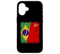 Drapeau du Brésil Union Soviétique Brésil Patrimoine CCCP Coque pour iPhone 16