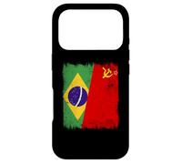 Drapeau du Brésil Union Soviétique Brésil Patrimoine CCCP Coque pour iPhone 17 Pro