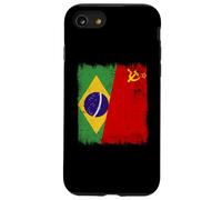 Drapeau du Brésil Union Soviétique Brésil Patrimoine CCCP Coque pour iPhone SE (2020) / 7/8
