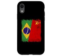 Drapeau du Brésil Union Soviétique Brésil Patrimoine CCCP Coque pour iPhone XR