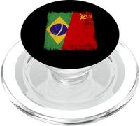 Drapeau du Brésil Union Soviétique Brésil Patrimoine CCCP PopSockets PopGrip pour MagSafe
