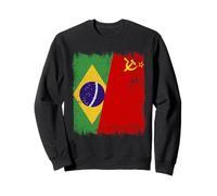 Drapeau du Brésil Union Soviétique Brésil Patrimoine CCCP Sweatshirt