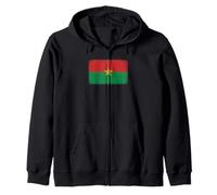 Drapeau du Burkina Faso pour hommes, femmes, enfants Sweat à Capuche