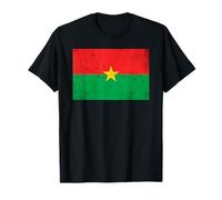 Drapeau du Burkina Faso pour hommes, femmes, enfants T-Shirt