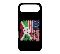 Drapeau du Burundi USA Vieilli - Demi-Américain Coque pour iPhone Air
