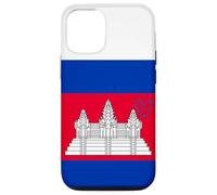 Drapeau du Cambodge - Cœur fière du Patrimoine - Fête Nationale Coque pour iPhone 12/12 Pro