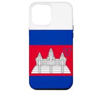 Drapeau du Cambodge - Cœur fière du Patrimoine - Fête Nationale Coque pour iPhone 12 Pro Max