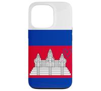 Drapeau du Cambodge - Cœur fière du Patrimoine - Fête Nationale Coque pour iPhone 13 Pro