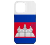 Drapeau du Cambodge - Cœur fière du Patrimoine - Fête Nationale Coque pour iPhone 13 Pro Max
