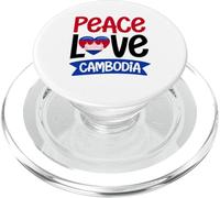 Drapeau du Cambodge PopSockets PopGrip pour MagSafe