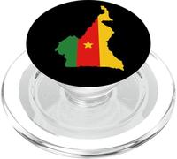 Drapeau du Cameroun Carte du Cameroun PopSockets PopGrip pour MagSafe