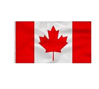 Drapeau du Canada - 90 x 150 cm - Polyester de qualité pour intérieur/extérieur avec couleurs vives et œillets en laiton Canada flag Canadian flag