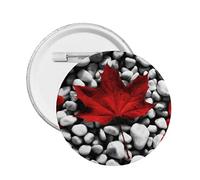 Drapeau du Canada Broche Badge Rond Bouton Pin pour décorer Chapeau Chemise Vêtements Sac Accessoires S