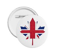 Drapeau du Canada Broche Badge Rond Bouton Pin pour décorer Chapeau Chemise Vêtements Sac Accessoires S