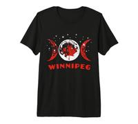 Drapeau du Canada de Winnipeg T-Shirt Haut de Gamme