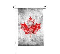 Drapeau du Canada - Drapeau de la paix - Impression 3D verticale double face - Décoration de la maison - Pour extérieur, jardin, terrasse, cour, pelouse - 71,1 x 101,6 cm