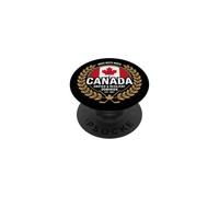 Drapeau du Canada Graphique Great White North Resilient Dominion PopSockets PopGrip Adhésif