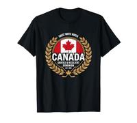 Drapeau du Canada Graphique Great White North Resilient Dominion T-Shirt