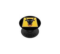 Drapeau du Canton d'Uri Symbole Taureau PopSockets PopGrip Adhésif