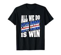 Drapeau du Cap-Vert avec inscription « All We Do Is Win Love » T-Shirt