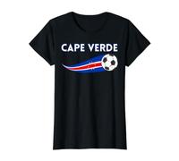 Drapeau du Cap-Vert, Drapeau du Cap-Vert, Cap-Vert T-Shirt Graphique avec Valeur, Femme, Noir, S