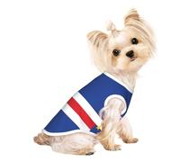 Drapeau du Cap-Vert Pet T-shirt respirant sans manches M pour petits chiens et chats Doux, léger, élégant