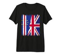 Drapeau du Cap-Vert UK Heritage Cap-Verdien T-Shirt Haut de Gamme