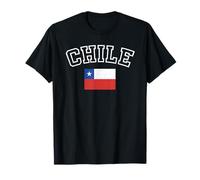 Drapeau du Chili Vintage Vieilli rétro Motif Patrimoine T-Shirt