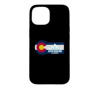 Drapeau du Colorado Aspen Highlands Ski Resort Skieur Cadeau Coque pour iPhone 15
