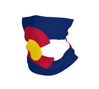 Drapeau du Colorado Bande De Cheveux Multi-Usage Chapeaux Demi-Visage Ultra-Douce Echarpe Gaiter pour Course À Pied Randonnée Cyclisme 25X50Cm