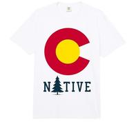 Drapeau du Colorado Native Pride Vintage Comfort Colors Adult Heavyweight T-Shirt