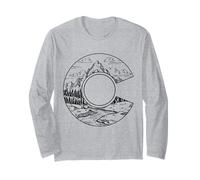 Drapeau du Colorado Rocky Mountain Vintage Nature Lover Manche Longue