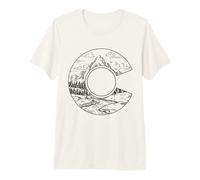 Drapeau du Colorado Rocky Mountain Vintage Nature Lover T-Shirt Haut de Gamme
