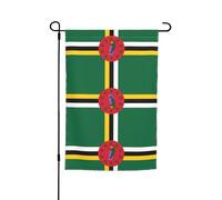 Drapeau du Commonwealth de la Dominique - 30,5 x 45,7 cm - Anti-plis et anti-décoloration - Convient pour jardin, jardin, pelouse, balcon