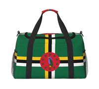 Drapeau du Commonwealth de la Dominique. C'est un sac de voyage à main avec une grande capacité et multifonctionnel, un incontournable pour les voyages en plein air