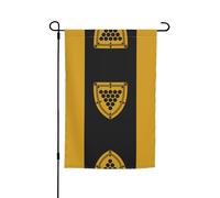 Drapeau du comté de Cornouailles - Drapeau de jardin double face pour l'extérieur, décorations saisonnières parfaites - Drapeau de jardin - 30,5 x 45,7 cm
