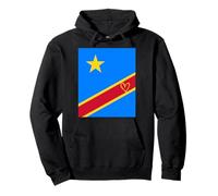 Drapeau du Congo Congo Cœur Fier Patrimoine fête Nationale Sweat à Capuche