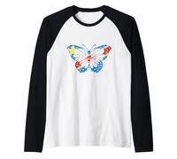 Drapeau du Congo Papillon Racines Congolaises République du Congo RDC Manche Raglan